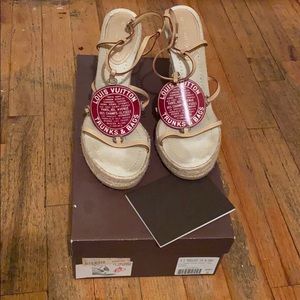 LV Trunks Espadrille Sandals
